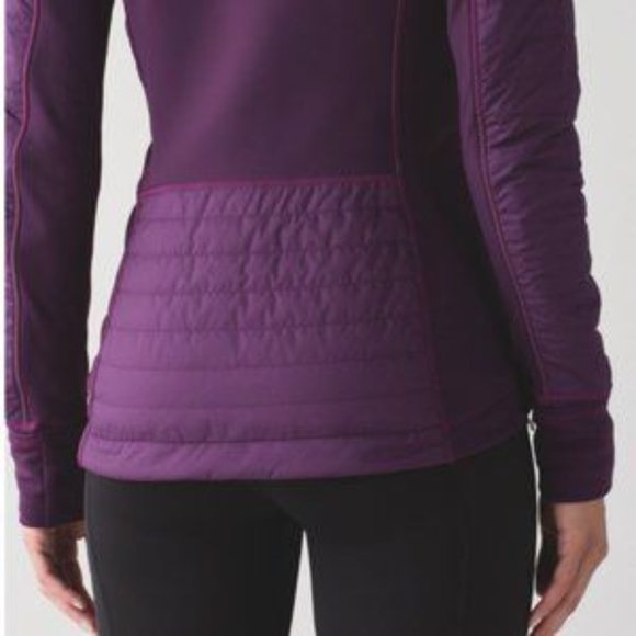 NEW PRICE ** Lululemon Athletica First Mile Jacket Plum Magenta Purple - Picture 7 of 7